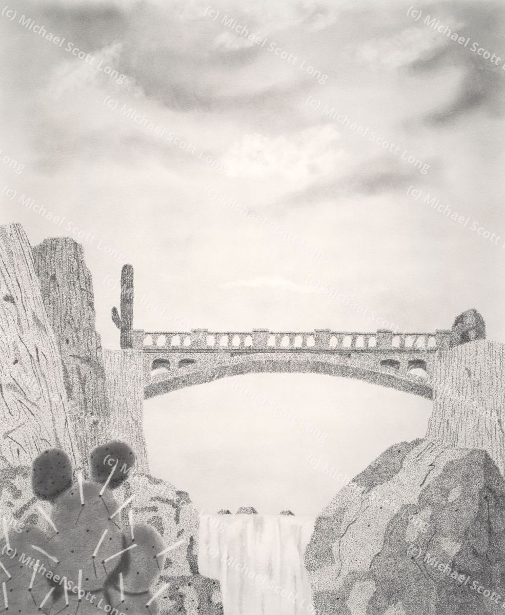 Sonoran Desert Bridge Viewed from Below